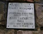 HALL Ronald Moorcroft -1956 & Marie Elizabeth -1991