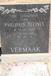 VERMAAK Philipus Teunis 1889-1972
