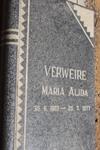 VERWEIRE Maria Alida 1903-1977