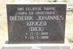 KRUGER Diederik Johannes 1909-1988