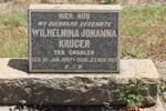 KRUGER Wilhelmina Johanna geb GROBLER 1897-1963