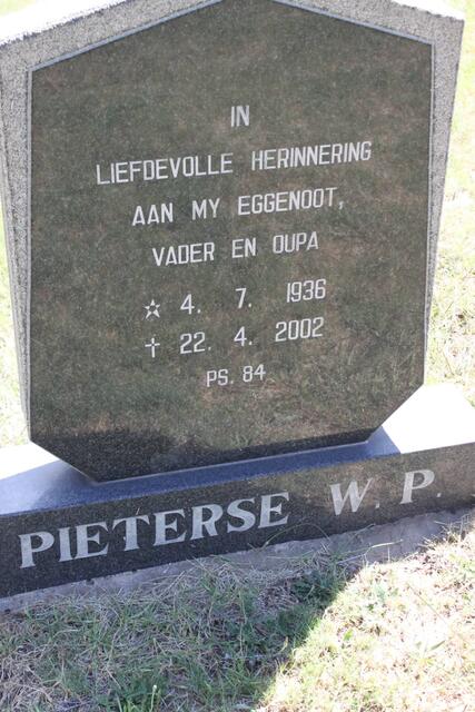 PIETERSE W.P. 1936-2002