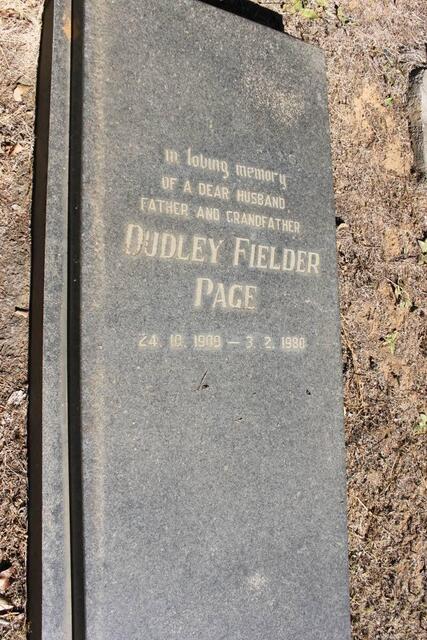 PAGE Dudley Fielder 1909-1980