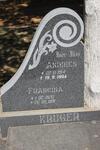 KRUGER Andries 1914-1994 & Francina 1920-1991