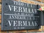 VERMAAK T.I. 1929-2009 & A.D. 1940-