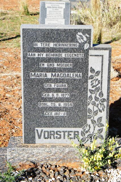VORSTER Jan Lodewicus 1879-1973 & Maria Magdalena FOURIE 1877-1958