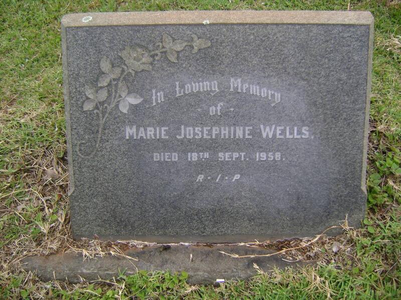 WELLS Marie Josephine -1958