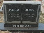 THOMAS Kota 1916-1993 & Joey 1919-1997