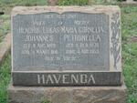 HAVENGA Hendrik Lukas Johannes 1869-1941 & Maria Cornelia Petronella 1870-1953