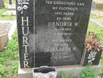 HURTER Hendrik W. 1922-1964 & Elizabeth M. 1925-2005