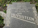 HUYSSTEEN Hermanus Arnoldus, van 1888-1957