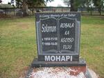 MOHAPI Solomon 1914-1999