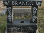 BRANCO Inacio de Freitas 1908-1991 & Anna M.J. 1923-1977