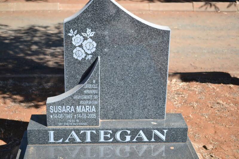 LATEGAN Susara Maria 1949-2005