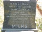 MILNS Susan Elizabeth nee GEYER 1884-1959