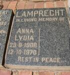 LAMPBRECHT Anna Lydia 1908-1970