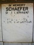SCHAEFER P.J. 1931-1982
