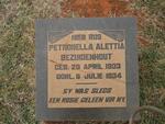 BEZUIDENHOUT Petronella Alettia 1933-1934