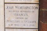 WORTHINGTON John 1904-1955