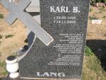 LANG Karl B. 1929-2009