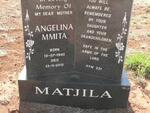 MATJILA Angelina Mmita 1940-2010