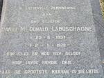 LABUSCHAGNE Daniel Mc Donald 1937-1978