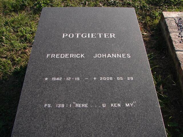 POTGIETER Frederick Johannes 1942-2008