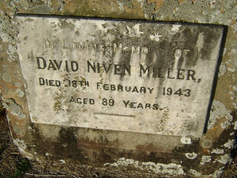 MILLER David Niven -1943