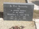 WYK Martha C., van 1898-1946