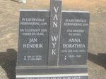 WYK Jan Hendrik, van 1936-2002 & Anna Dorathea van der LINDE 1940-