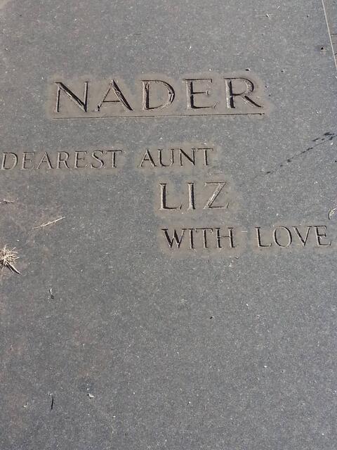 NADER Liz