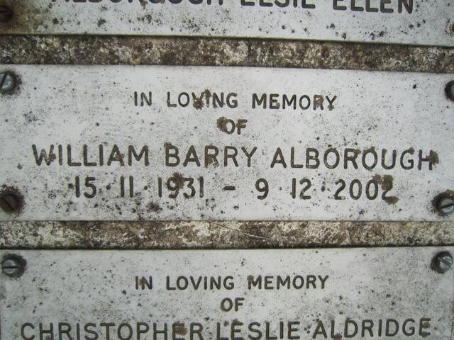 ALBOROUGH William Barry 1931-2002