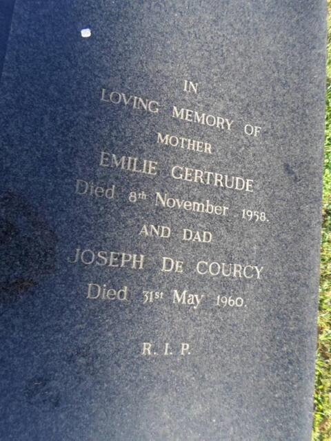 SMEETON Joseph De Courcy -1960 & Emilie Gertrude -1958