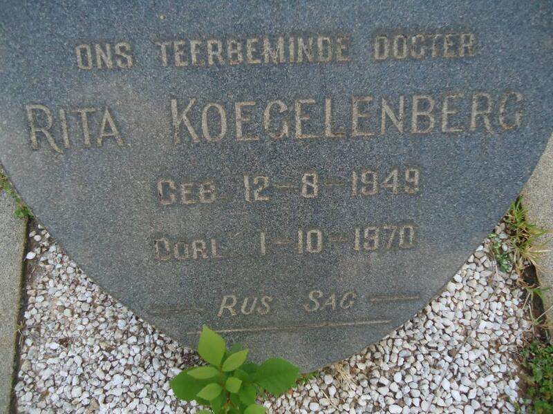 KOEGELENBERG Rita 1949-1970