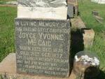 McCAIG Joyce Yvonne 1935-1937