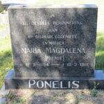 PONELIS Maria Magdalena 1954-1981