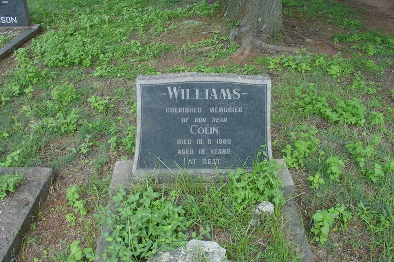 WILLIAMS Colin -1969