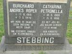 STEBBING Burchaard Andries Roper 1919-1976 & Catharina Petronella 1920-1999
