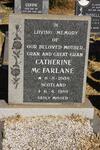 McFARLANE Catherine 1908-1989