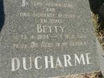 DUCHARME Betty 1894-1983