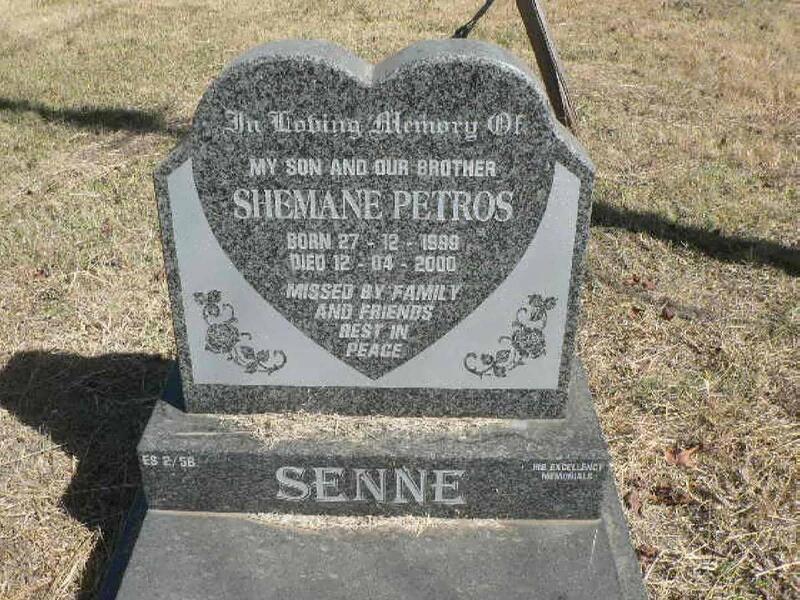 SENNE Shemane Petros 1999-2000