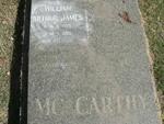 McCARTHY William Arthur James 1929-1995