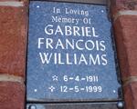 WILLIAMS Gabriel Francois 1911-1999