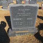 WILLIAMS Robert 1924-2001 & Rose 1927-2002