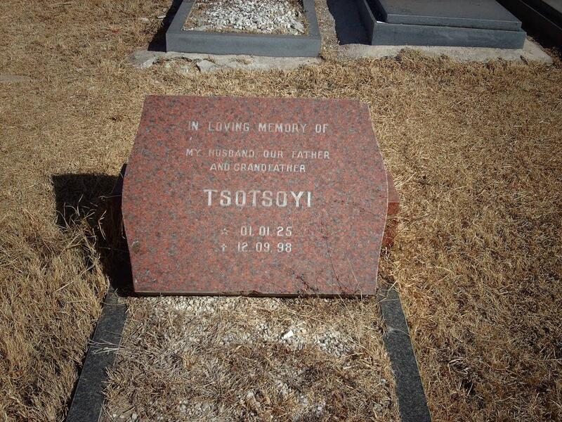 TSOTSOYI 1925-1998
