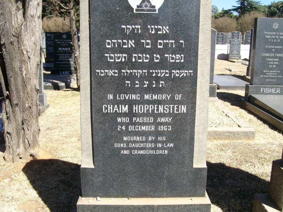 HOPPENSTEIN Chaim -1963