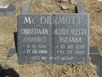 McDERMOTT Christiaan Johannes 1918-1994 & Hester Aletta Susanna 1922-1992