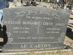 McCARTHY William Bernard 1882-1960 & Edith Maud 1891-1969