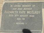 McELROY Elizabeth Kate -1946