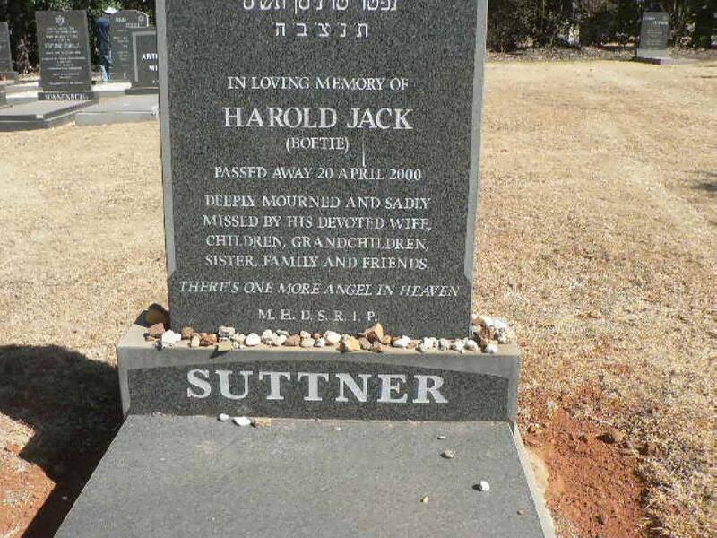 SUTTNER Harold Jack -2000
